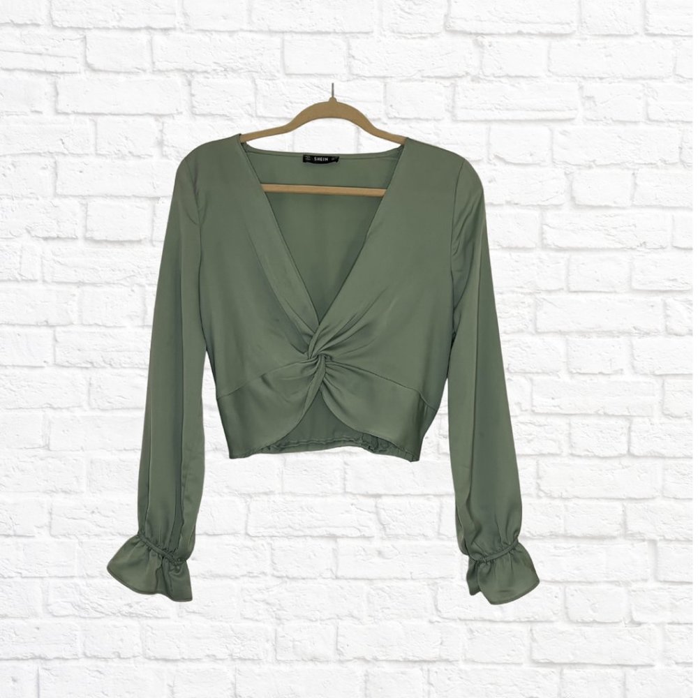 Mint Crop Top